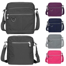 Womens Waterproof Messenger Cross Body Ladies Handbag Bag Shoulder Bag Purse