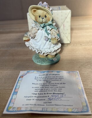 Cherished Teddies Hope ''Our Love Is Ever-blooming'' Priscilla Hillman 1994
