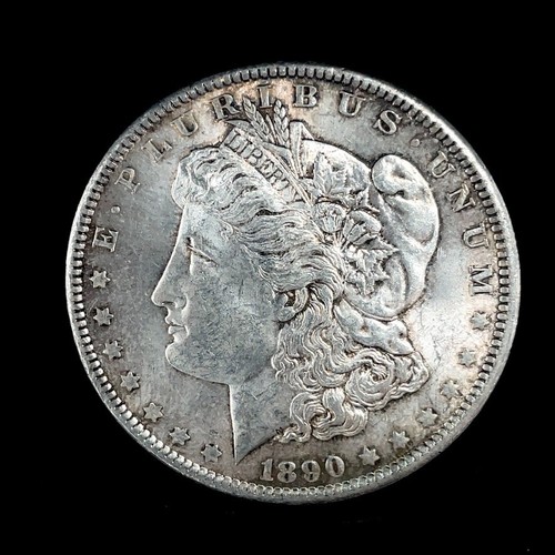 1890 P Morgan Dollar Unc. Mint State 90% Silver $1 US Coin # 1535 - Picture 3 of 6