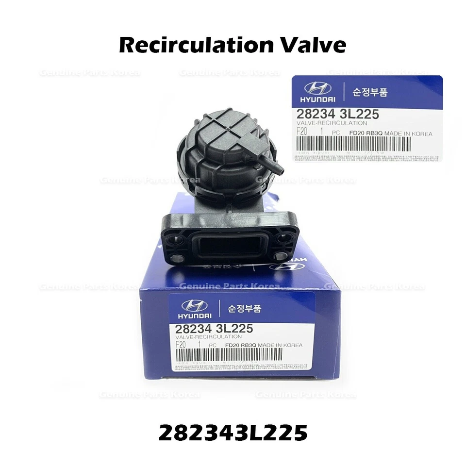 ⭐Genuino⭐ Válvula de recirculación 282343L225 para Hyundai Elantra Kona Kia Forte Soul Foto 3 de 4
