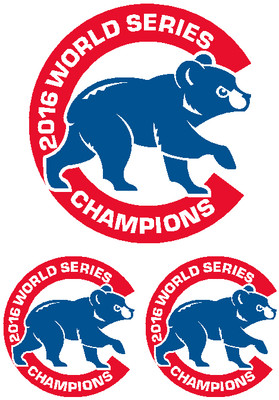 Chicago Cubs World Series Champions Decal Sticker