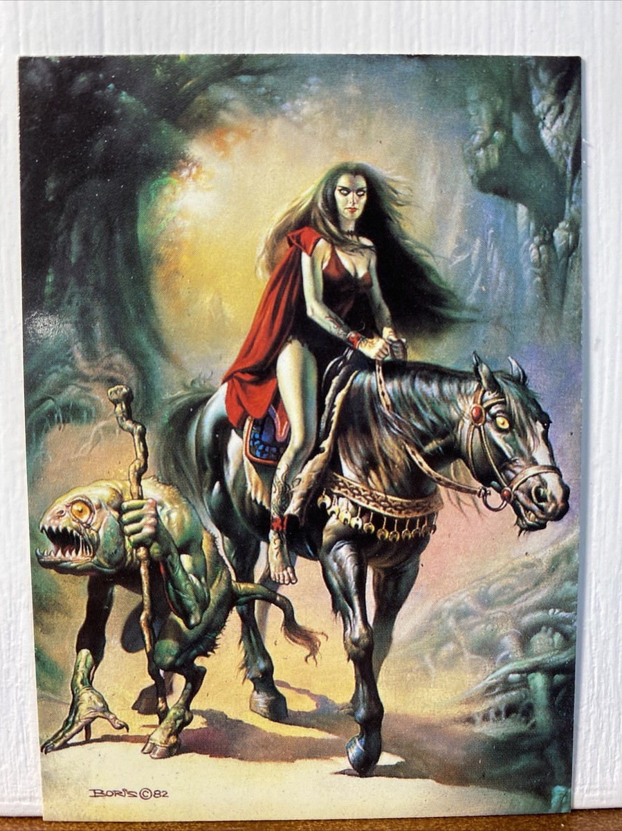 Vintage Card. 1991 Fantasy Art Cards. Boris Vallejo #26 WITCH