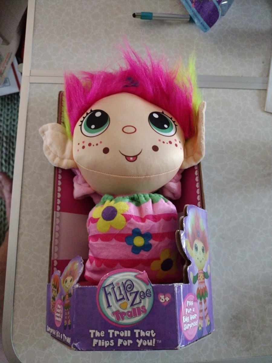 Flip Zee Trolls Flower Power W/ Flipatote 2 in 1 Troll 9