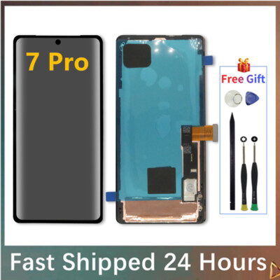 For Google Pixel 7 Pro OLED Display LCD Touch Screen Digitizer Frame GP4BC GE2AE