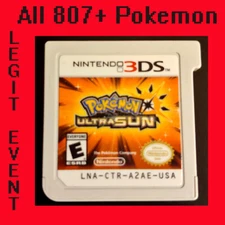 Pokemon Ultra Sun Loaded with all 807 Shiny  & 100+ Legit Events - Unlocked