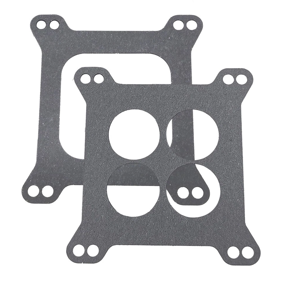 1/2" Ported/4 Hole Phenolic Carburetor Spacer Holley Demon Carter 4BBL SBC BBC - Image 3 of 4