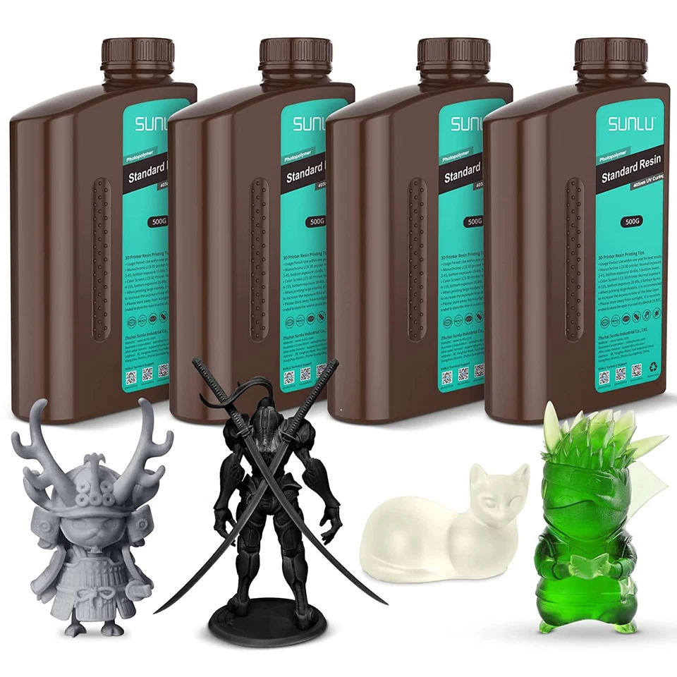 Sunlu 1KG Standard/ABS-Like/PA-Like/Toughness/High Temperature/Washable Résine - Photo 2/4