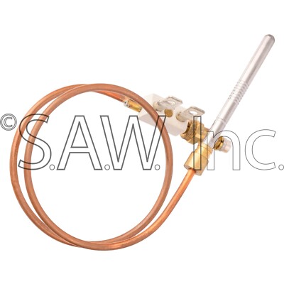 099538-01 Thermocouple Assembly with Junction Block for Desa RLP Series Heaters