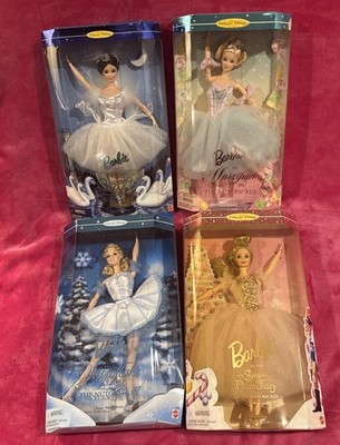 Barbie in The Nutcracker Ballet Series And Swan Lake Barbie Set of 4 - NRFB