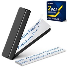 2 Pack Neodymium Bar Magnets with Adhesive - Quality for Home  Office
