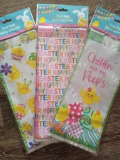 Easter Bags 20 Easter Treat Bags with Twist Ties 11.5" x 5" x 3" Bulk