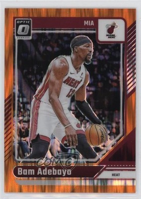 2024-25 Panini Donruss Optic Orange Shock Prizm /225 Bam Adebayo #212 1i98