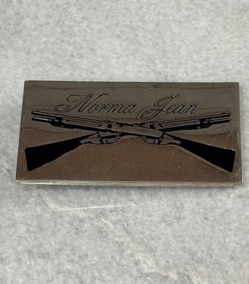 RARE Vintage Y2K Norma Jean Belt Buckle Emo Metalcore Band Hardcore Screamo
