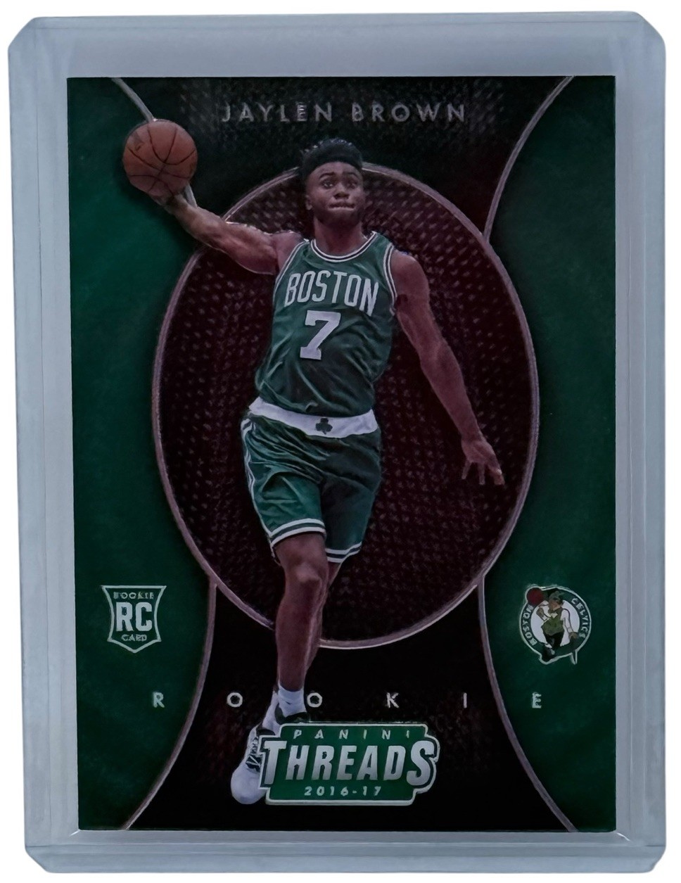 Jaylen Brown 2016-17 Panini Threads Micro Etch Rookie Card Boston Celtics RC 270