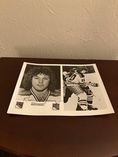 Ron Duguay New York Rangers Autographed Original Black & White 10x8 Photo