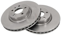 2X Bremsscheibe A.B.S. 16938 FüR Lancia Delta 1 16V Evo Integrale 831AB 027