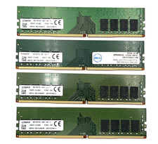 Lot of 4 - Kingston 8GB 1Rx8 DDR-4 2400T MHZ DESKTOP KMOVW4