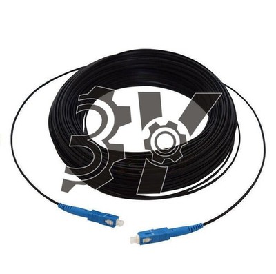 FTTH Fiber Optic Drop Cable Patch Cord SC to SC   Singlemode Jumper 100M *mn