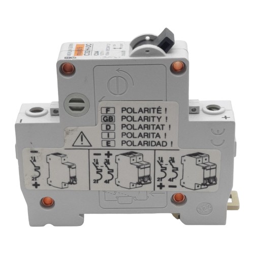 Merlin Gerin 20533 C32H-DC Circuit Breaker, 1-Pole, 3A 127VDC, C-Curve, DIN Rail - Picture 5 of 7