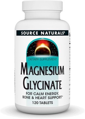 Source Naturals, Inc. Magnesium Glycinate 120 Tablet