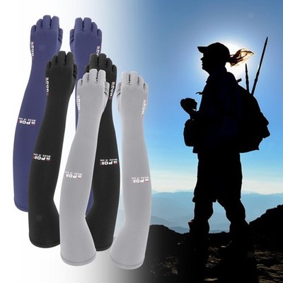 Cooling Arm Sleeves Tattoo Cover up Fingerlose Handschuhe Sport für