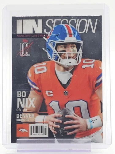2025 Topps Signature Bo Nix Base (RAW)