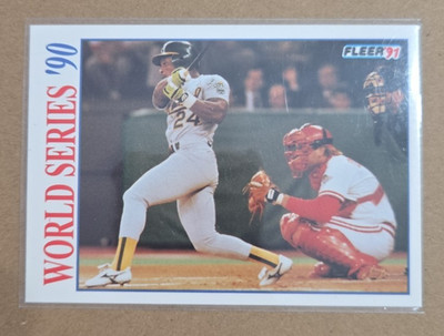 1991 Fleer - World Series Rickey Henderson #4