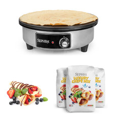 Sephra Commercial Electric Crepe Maker & 12Kg Crepe Mix/Start Your Own Business