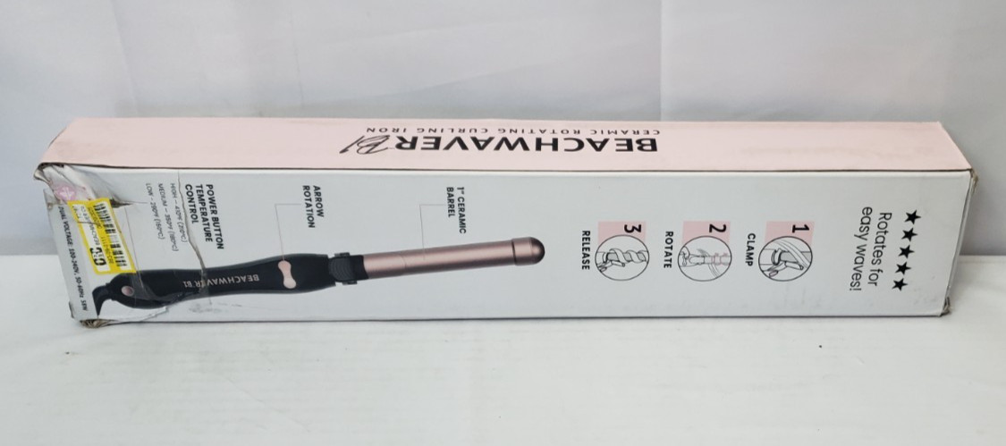 BEACHWAVER Co. B1 Rotating Curling Iron - Midnight Rose - 1" *Lightly Used