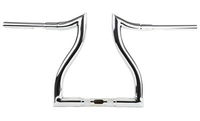 LA Choppers LA-7326-12 Chrome Hammerhead 12'' Rise T-Bar Handlebar