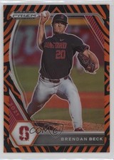 2021 Panini Prizm Draft Picks Tiger Stripes Prizm /99 Brendan Beck #PDP55 b8h