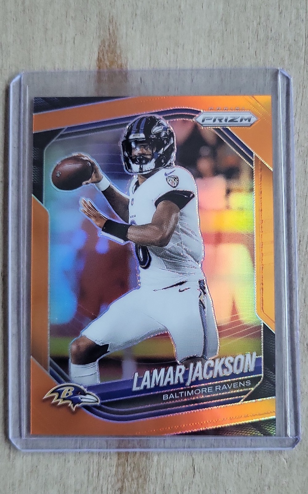 2025 Panini Prizm - Lamar Jackson #78 Orange Prizm /249