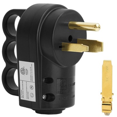 NEMA 6-50P/6-30P Plug 2-in-1 Welder Adapter 30A 50A 250V ETL 3-Prong Male New
