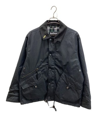 Barbour Modified Endurance Waxed Jacket/ Navy/ Size: M