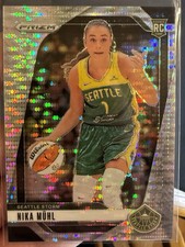 NIKA MUHL 2024 PANINI PRIZM WNBA PULSAR ROOKIE /499 SEATTLE STORM #75 RC