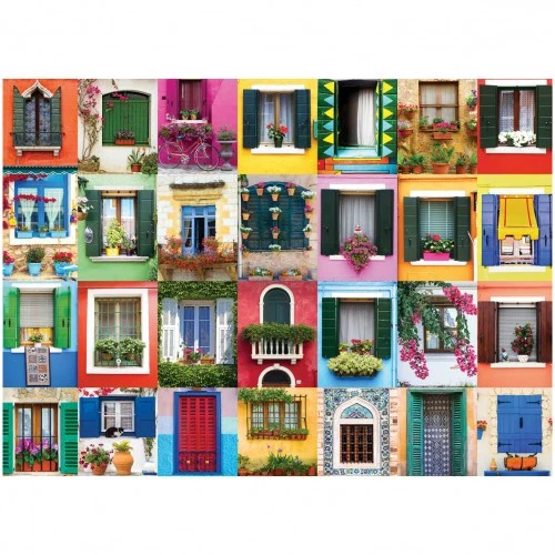 Puzzle - Mediterranean Window - 1000 Pieces - Image 2 of 4