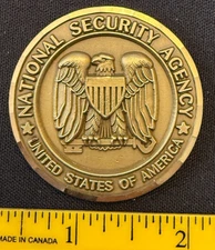 NSA National Security Agency Director Challenge Coin, RARE
