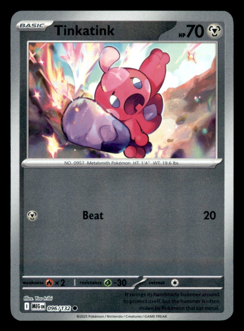 Tinkatink Normal Common ME01: Mega Evolution 096/132 NM