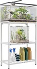 AnBaiMei 20 Gallon Aquarium Stand, Fish Tank Stand with Adjustable White