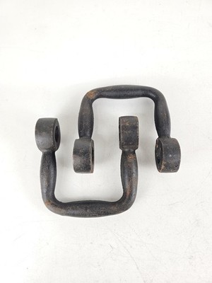 Vintage York Barbell Kettlebell Handles Bodybuilding Fitness Strongman Gym Set