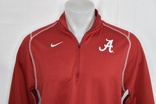 NIKE DRI-FIT ALABAMA CRIMSON TIDE Largen Men's Long Sleeve 1/4 Zip Pullover