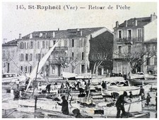 83 SAINT-RAPHAEL ANGELN HAFEN MARINS 1910 FOT...
