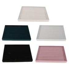 Präsentationstablett für Ringe, Ohrstecker-Organizer, stapelbarer