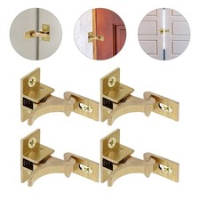 4 Pcs Window Latch Replacement Cabinet Door Catch Elbow Latches Drawer