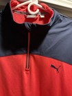 Puma Cloudspun 1/4 Zip Colorblock Flamingo/Sky Size XXL — photo 3