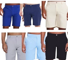 Redvanly Mens Hanover Pull-On Golf Shorts 9" - New