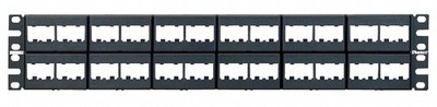 Panduit - CPP48WBLY - Panduit CPP48WBLY Modular Patch Panel - 48 Port(s) - 2U