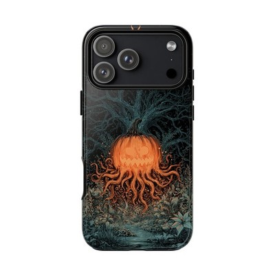Phone Ink - Lifetime Warranty Custom Case - Jack O Lantern Tentacles