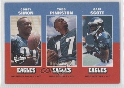 2000 Vintage Preview 661/1500 Corey Simon Todd Pinkston Gari Scott Rookie RC 0f8