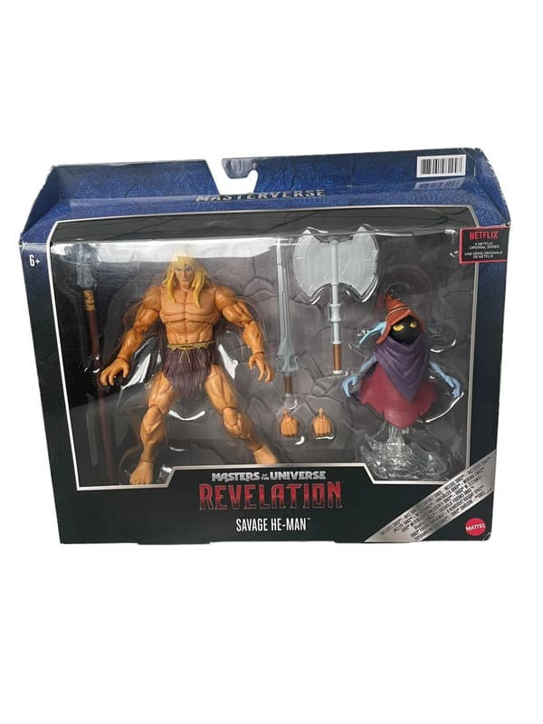 Coffret Masters Of The Universe Révélation Savage He-Man Orko Figurine Articulée